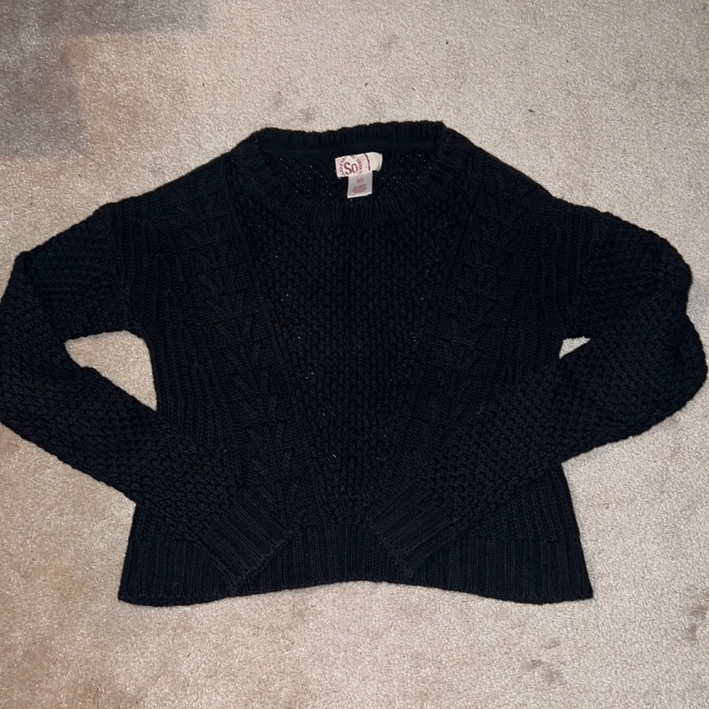 So Cropped Sweater, Size XS